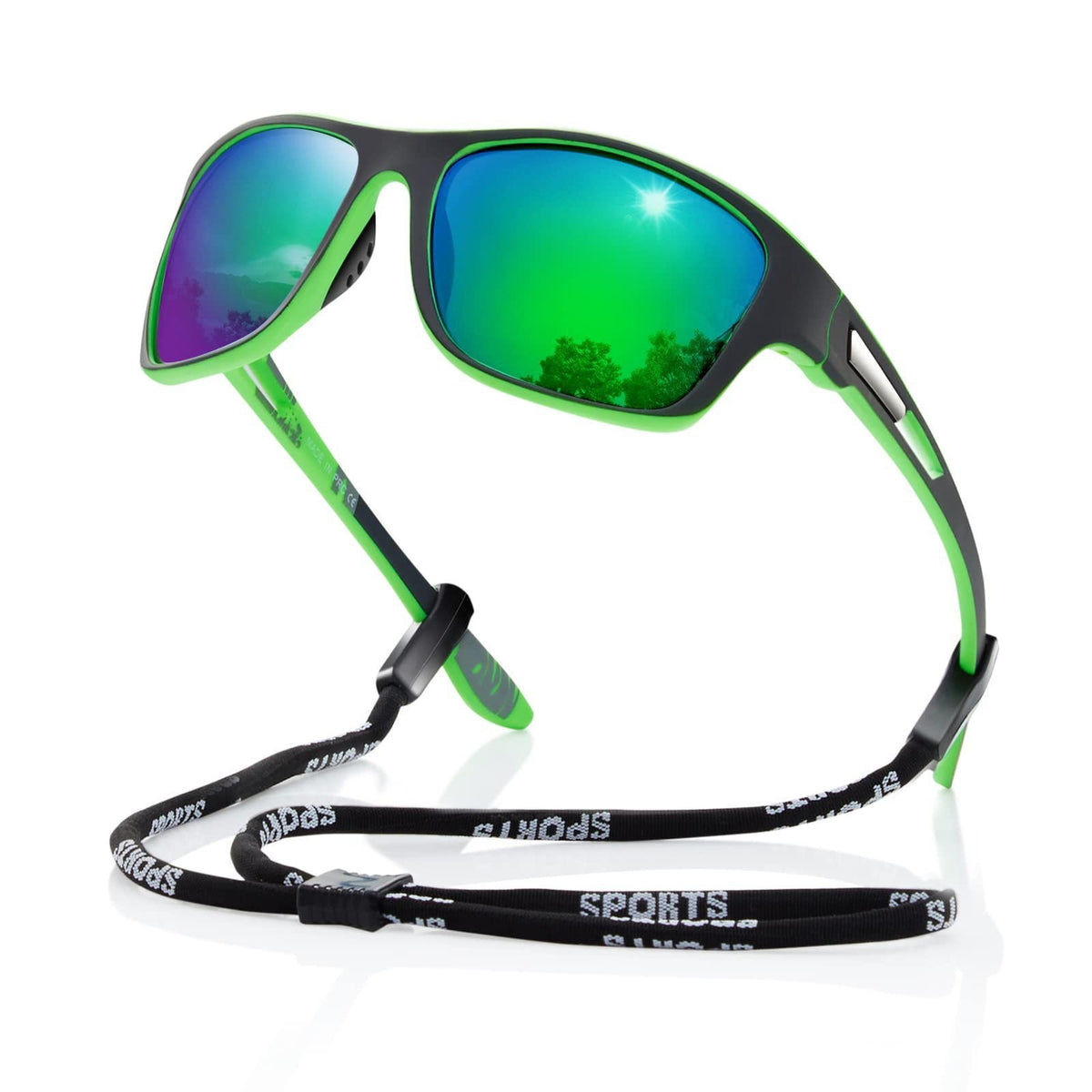 Óculos ENFOQ Prism lente polarizada verde