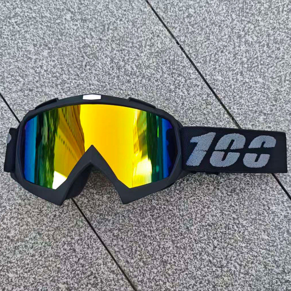 Goggle ENFOQ Rally preto lente vermelha