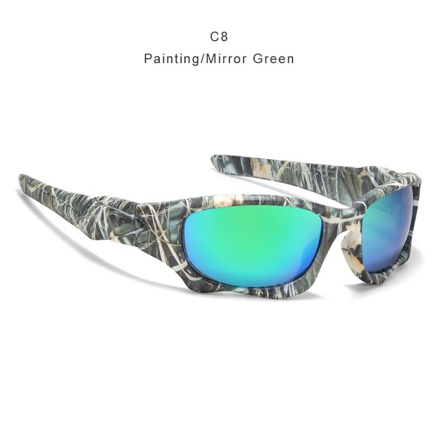 Óculos ENFOQ Maverick Camuflado Lente Verde Espelhada
