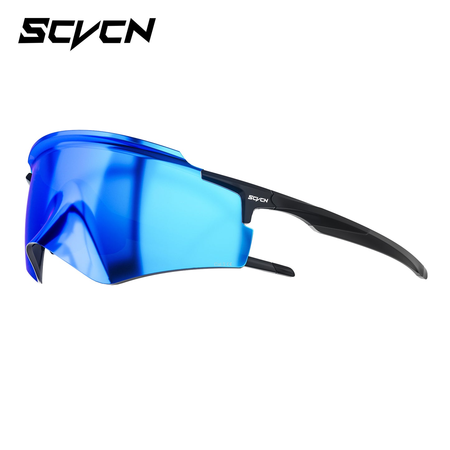 Óculos ENFOQ Vortex Preto Lente Azul Espelhada