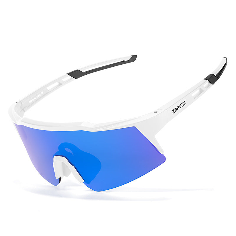 Óculos ENFOQ Junior Branco Lente Azul Espelhada