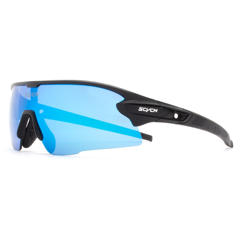 Óculos ENFOQ Sprint Preto Lente Azul Espelhada