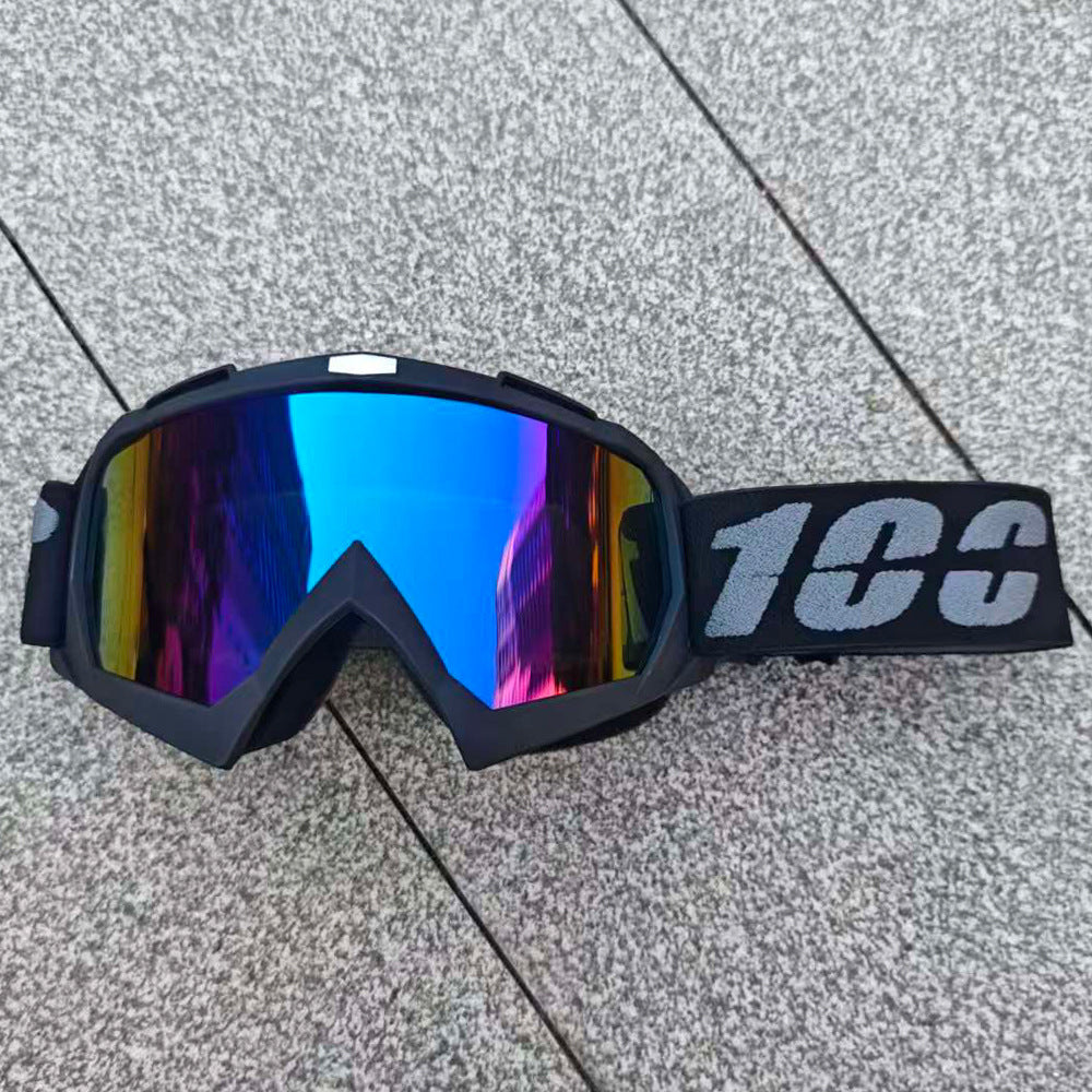 Goggle ENFOQ Rally preto lente azul